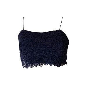 minimalist lace bralette/cami crop top